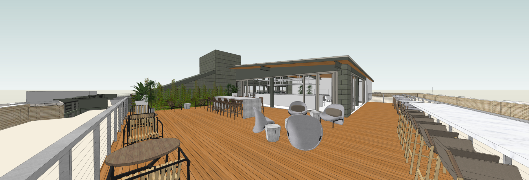 Hotel Verdant rooftop bar